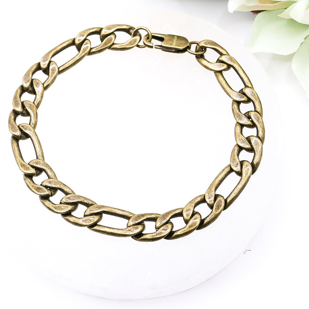 Men's Bronze Stainless Steel Bracelet
