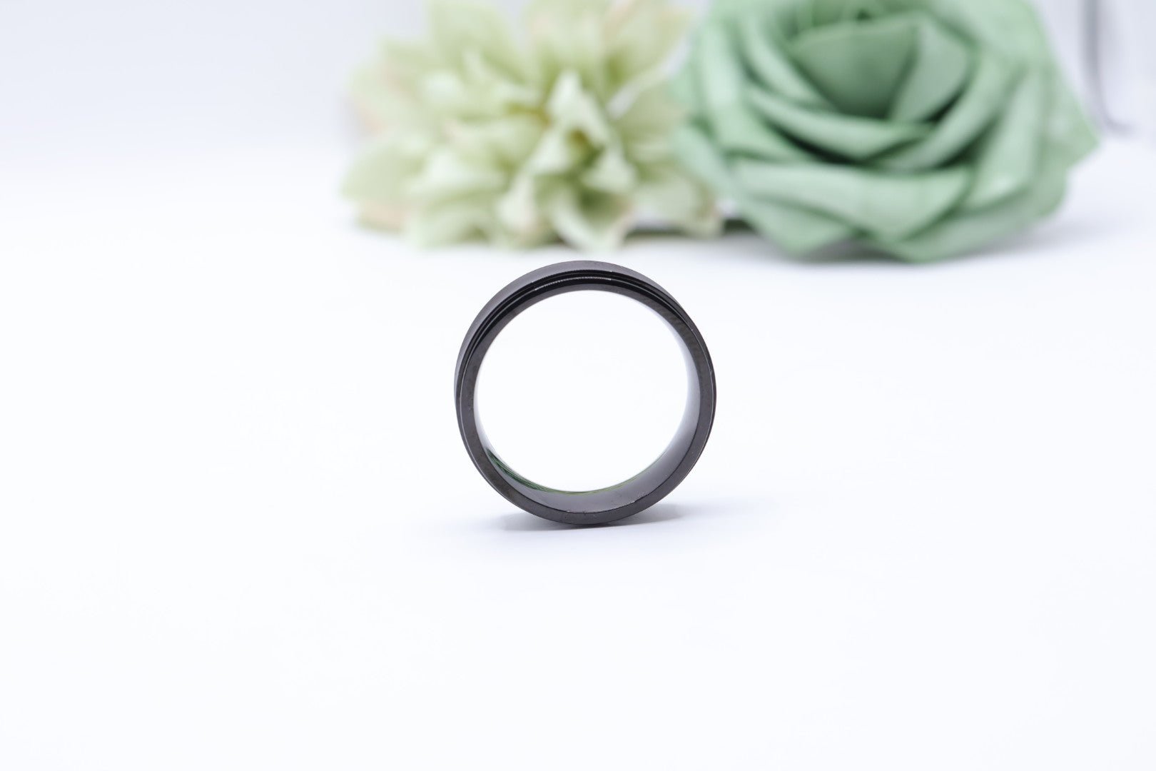 Mens Stainless Steel Rotating Fidget Ring