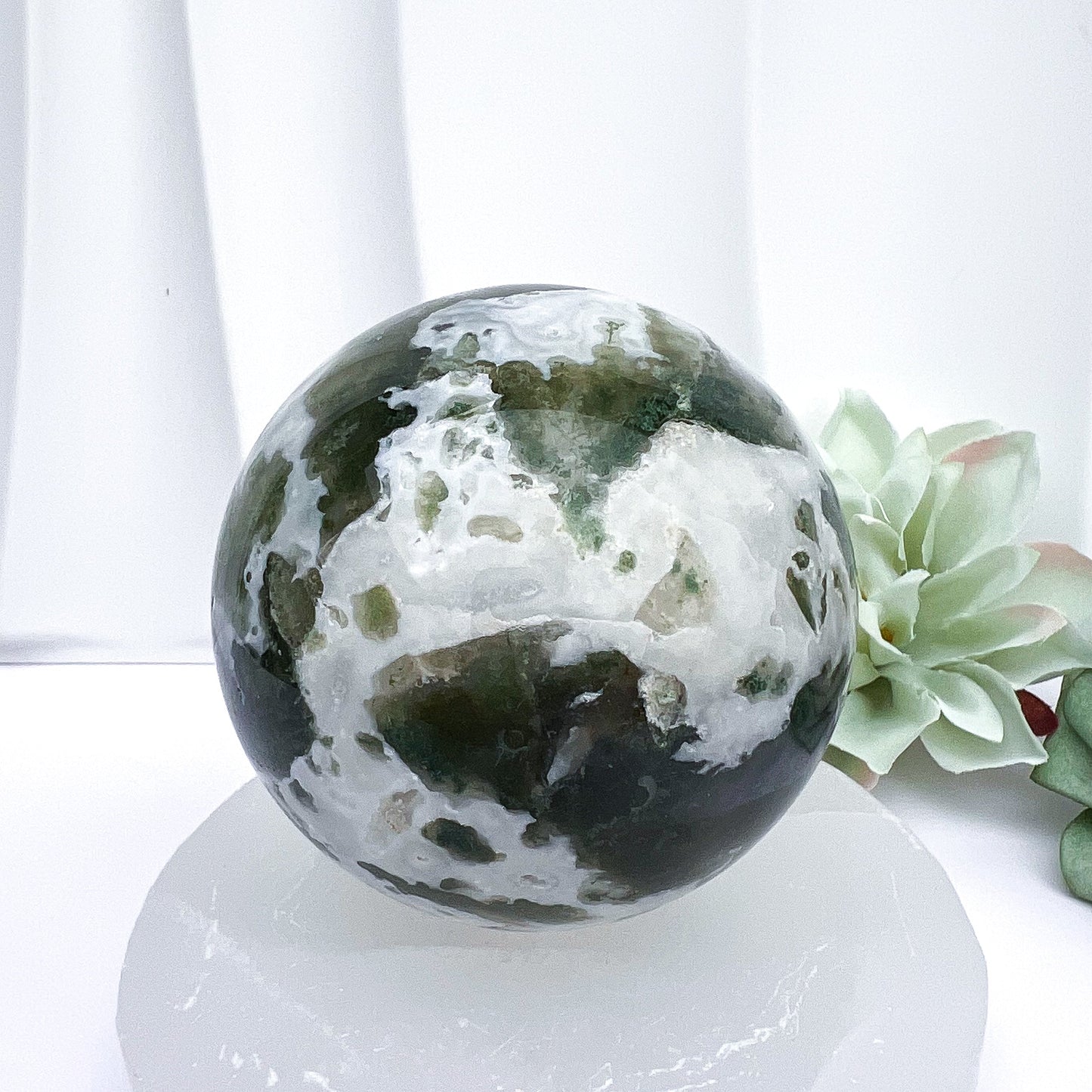 Moss Agate Sphere