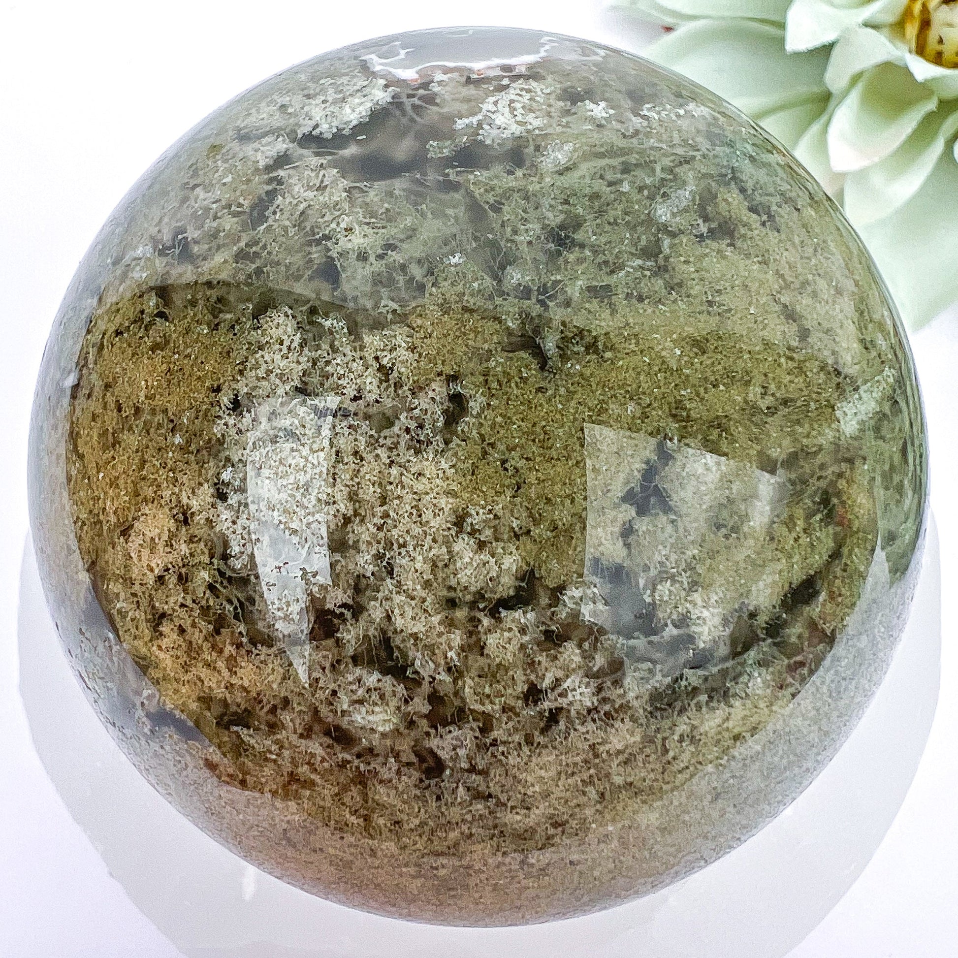 Moss Agate Sphere