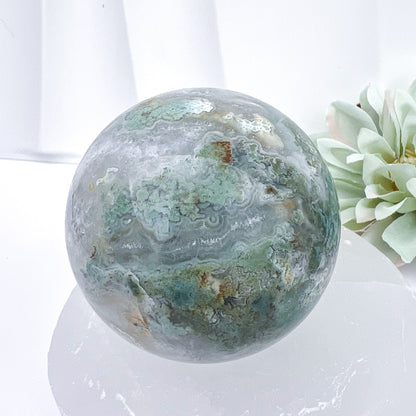 Moss Agate Sphere