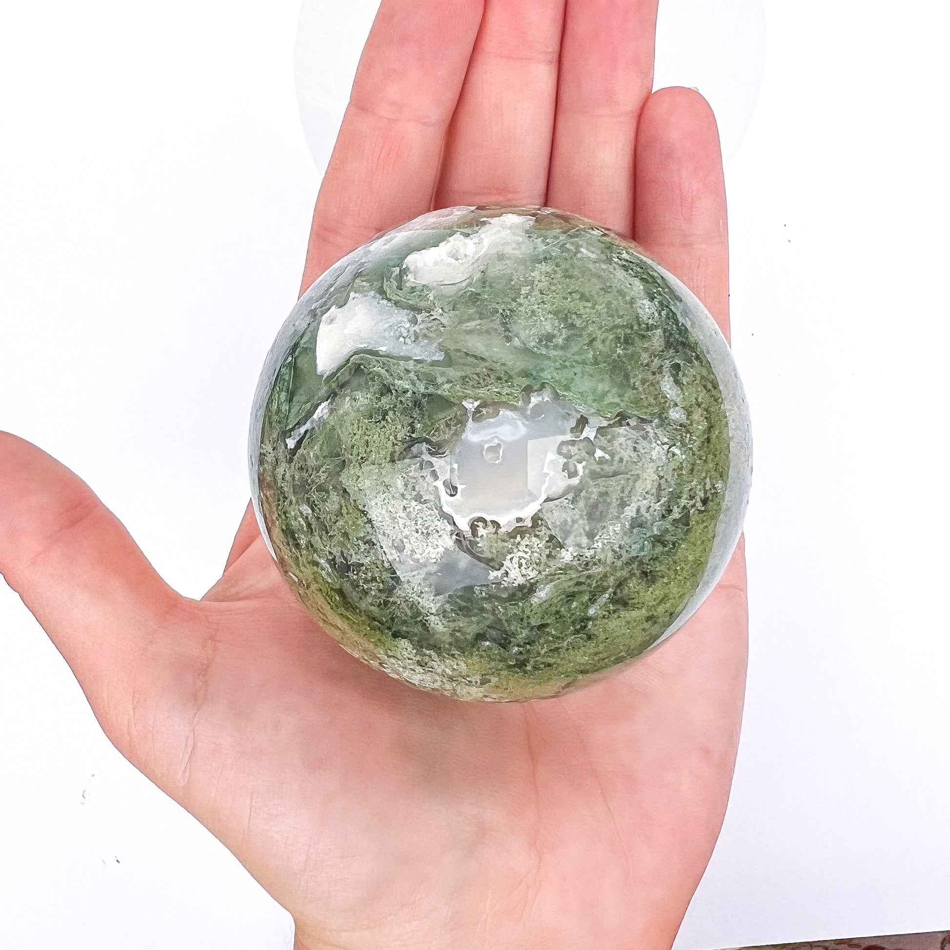 Moss Agate Sphere