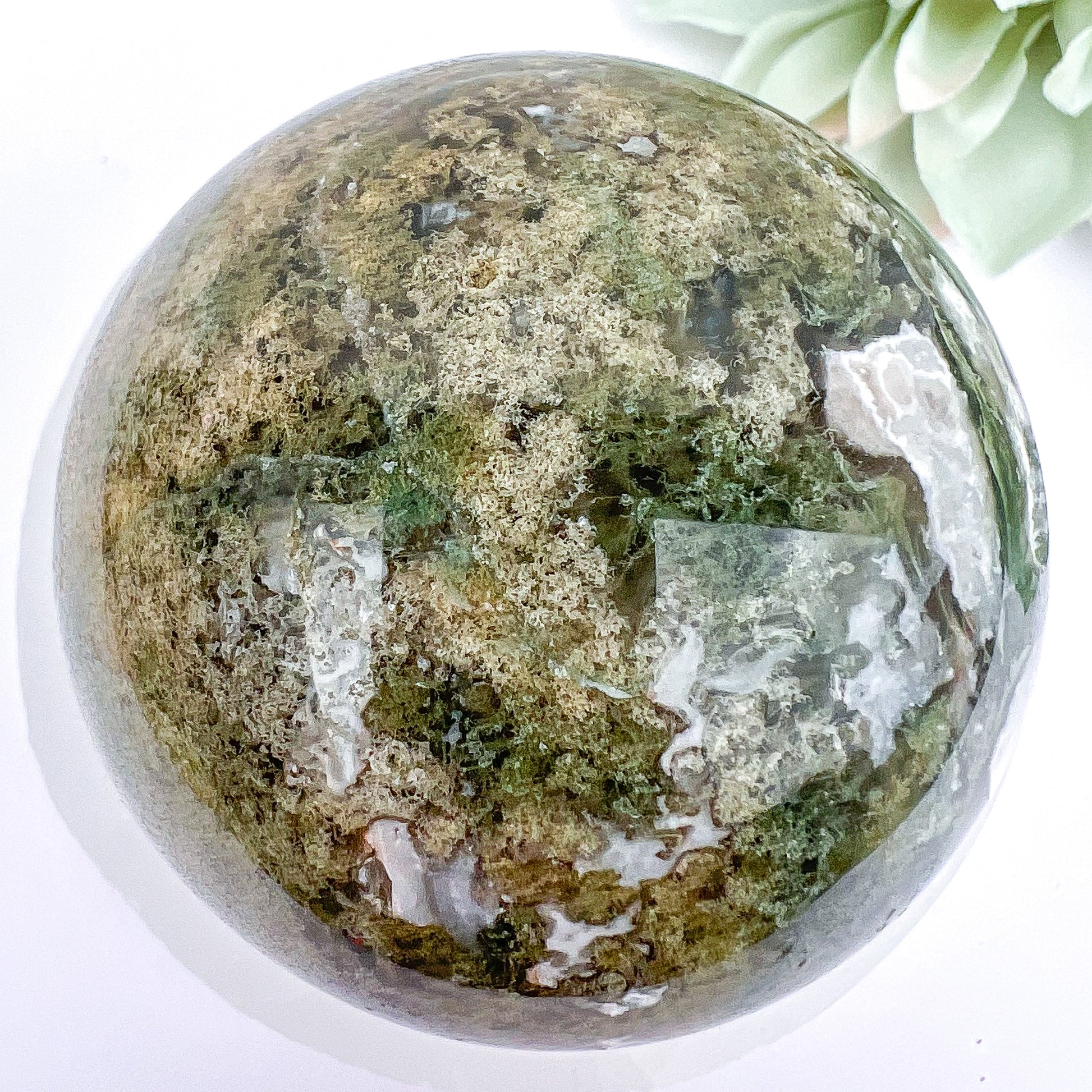 Moss Agate Sphere