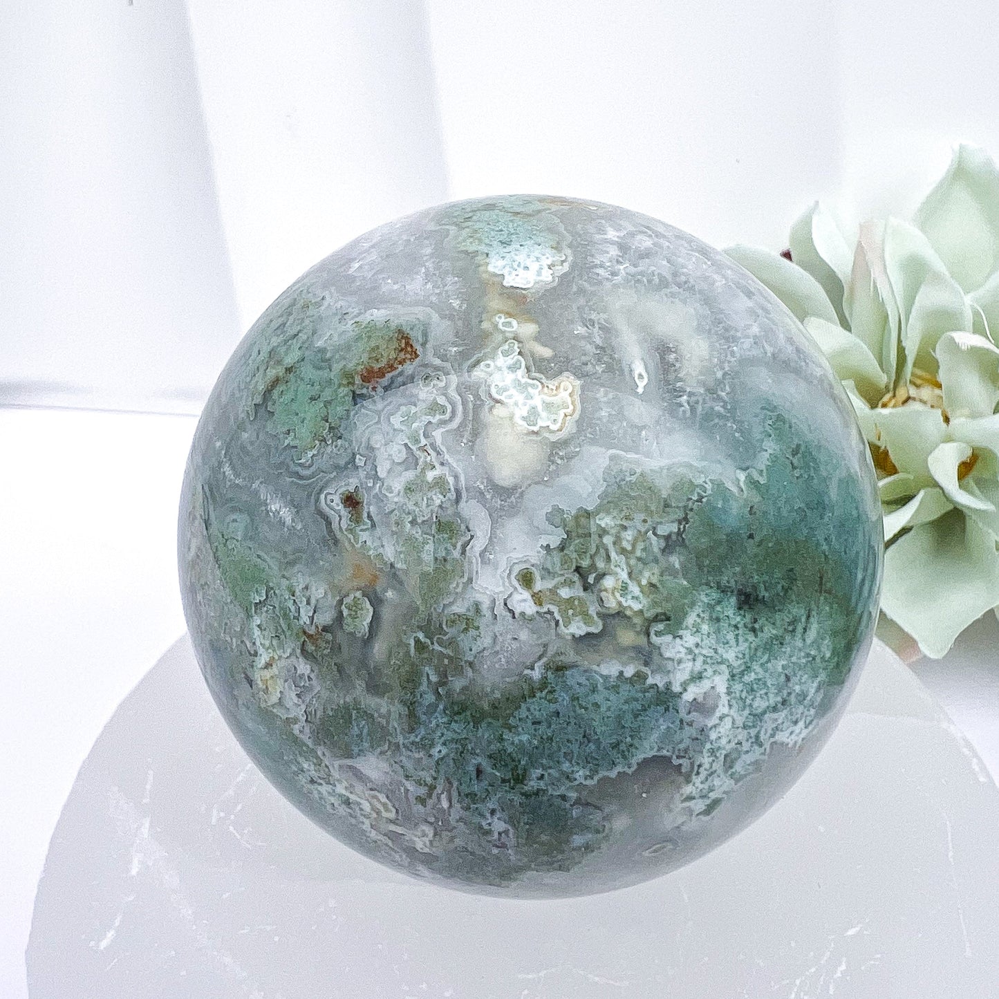 Moss Agate Sphere