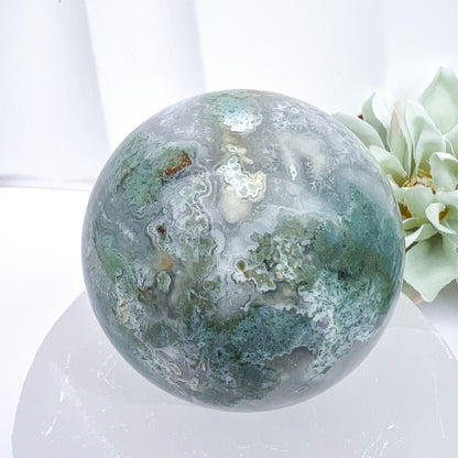Moss Agate Sphere