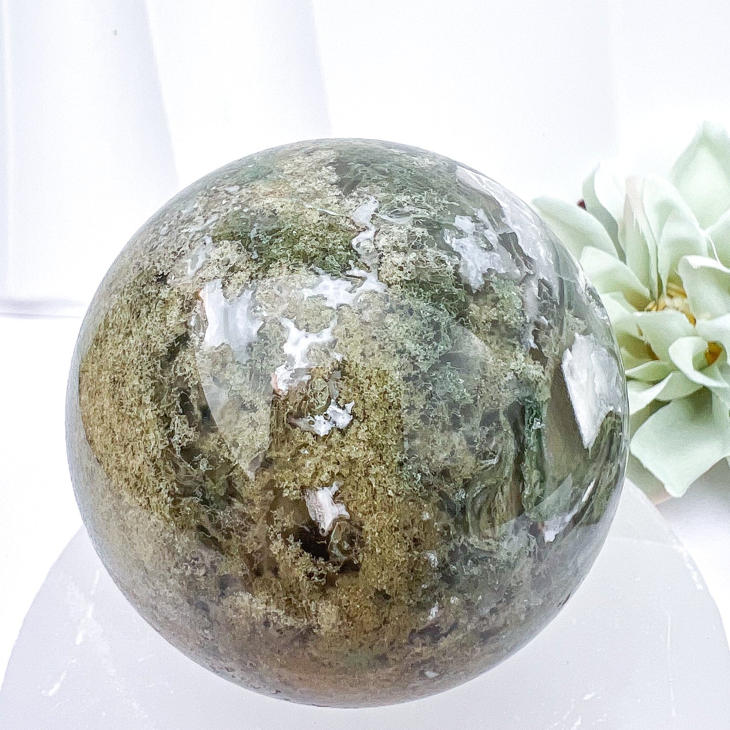 Moss Agate Sphere