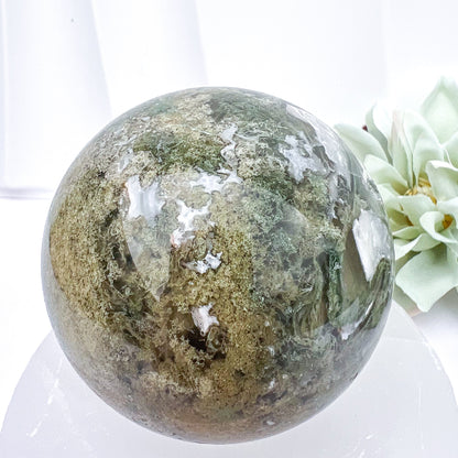 Moss Agate Sphere