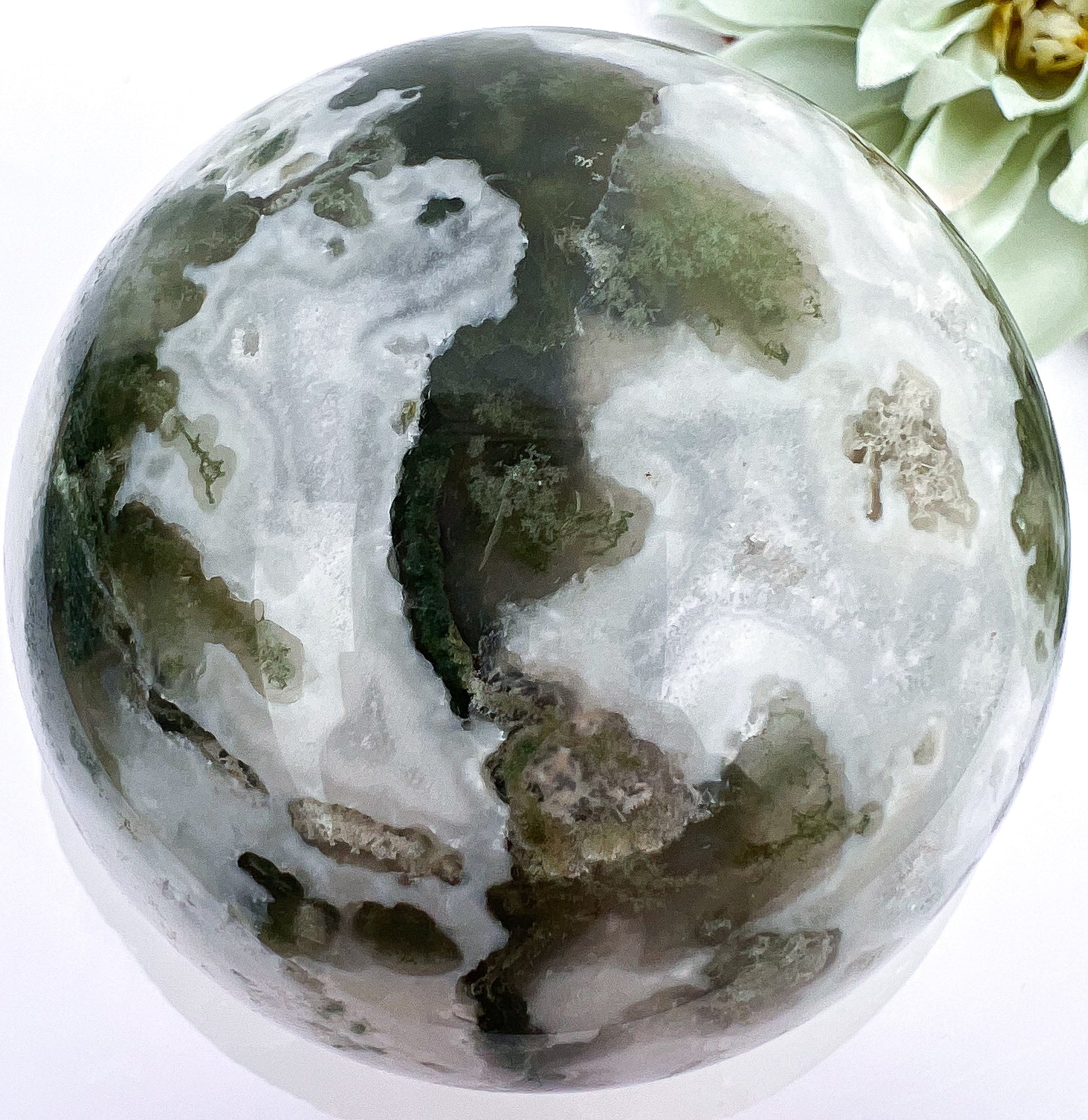 Moss Agate Sphere