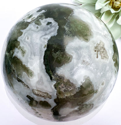 Moss Agate Sphere