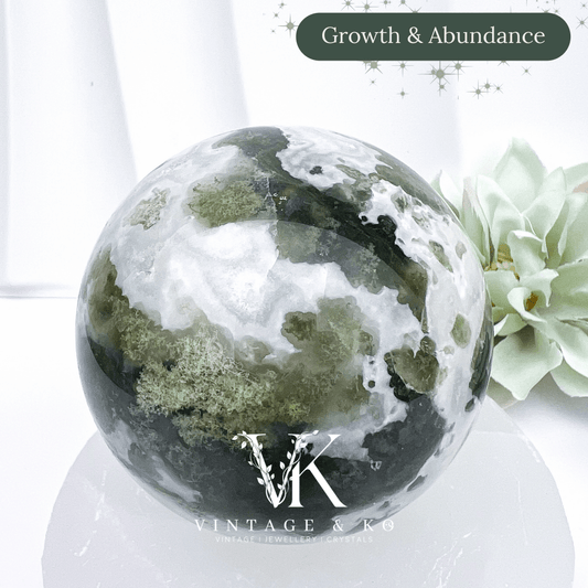 Moss Agate Sphere