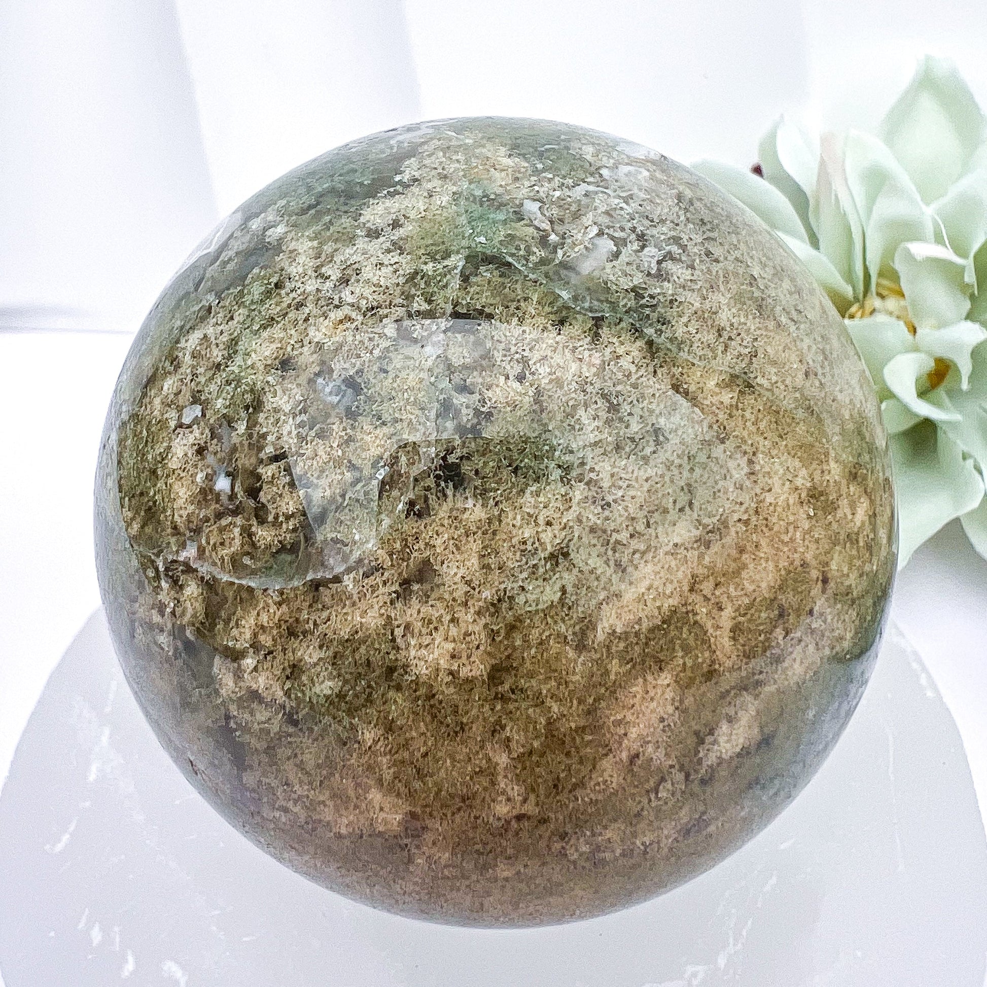 Moss Agate Sphere