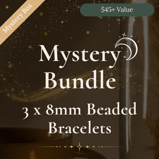 Mystery Bundle | 3 x Mystery 8mm Polished Beaded Stretch Bracelets