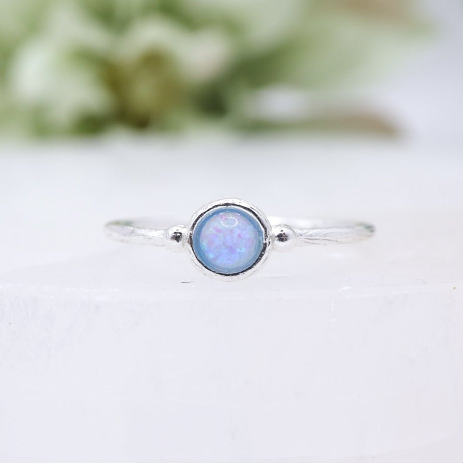 Opalite 925 Sterling Silver Ring | With Box