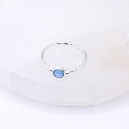 Opalite 925 Sterling Silver Ring | With Box