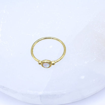 Opalite 925 Sterling Silver Ring | With Box