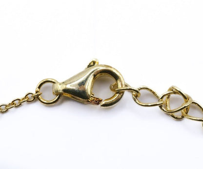 Pink Opalite Evil Eye Bracelet – Dual - Tone Glow – 14K Gold Plated Chain with 925 Silver Core – Adjustable Protective Jewelry