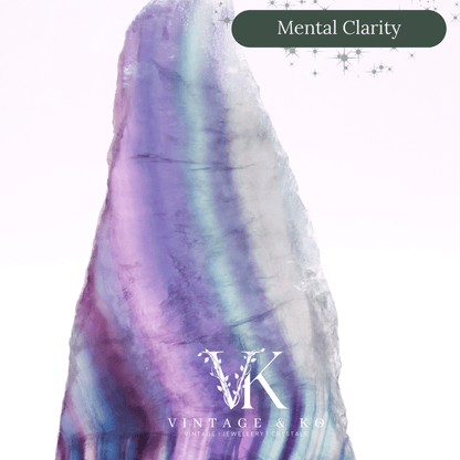 Rainbow Fluorite Slice | Medium Size (Approx 12cm)