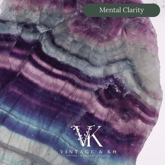 Rainbow Fluorite Slice | Medium Size (Approx 12cm)