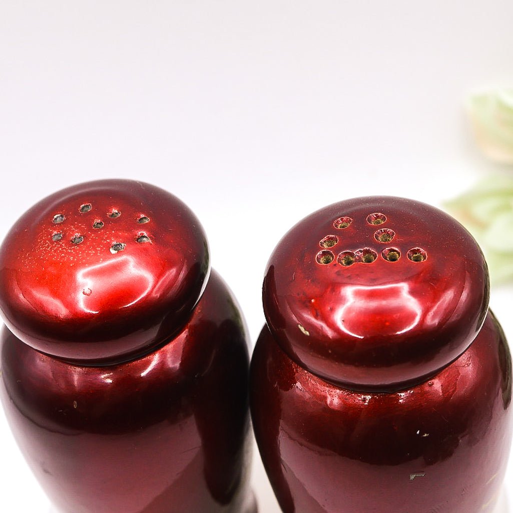 Red Temple Japanese Salt & Pepper Shakers