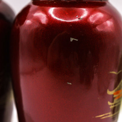 Red Temple Japanese Salt & Pepper Shakers