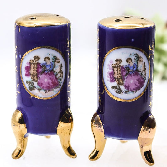 Regency Porcelain Salt & Pepper Shakers