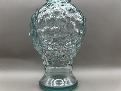 Vintage Wine Decanter by Vetreria Etrusca, Italian Glassware Bottle with Stopper