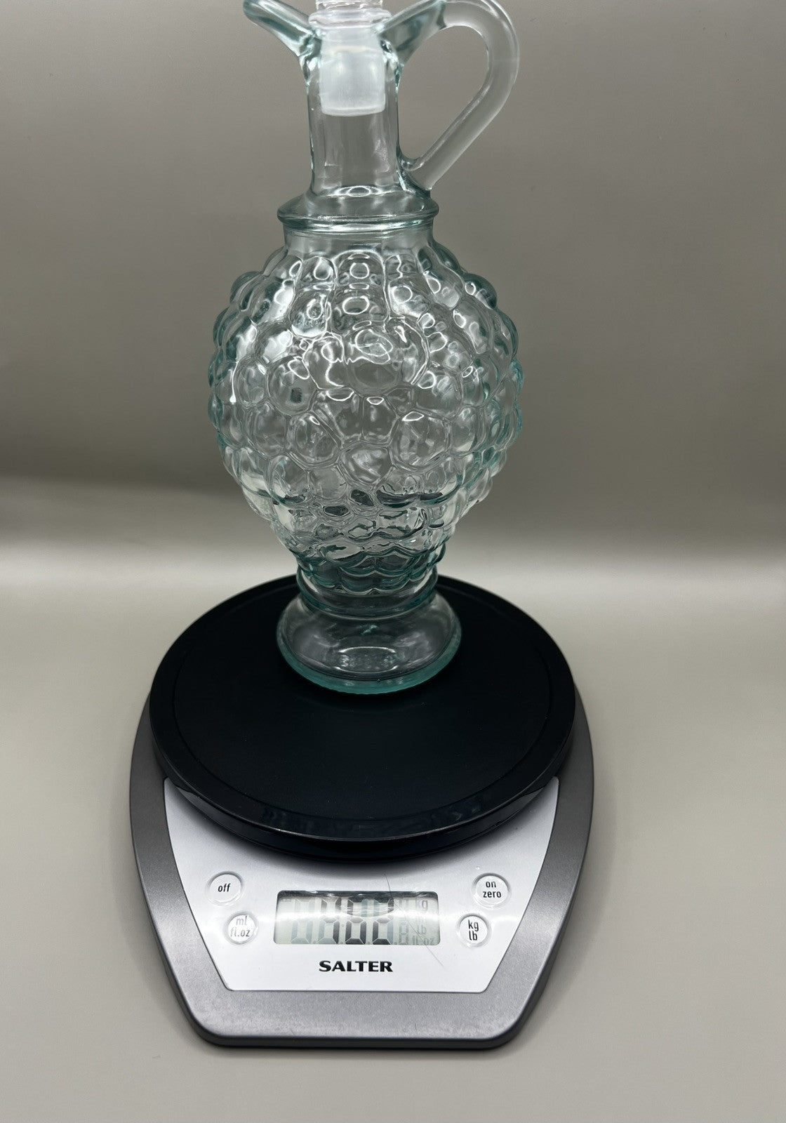 Vintage Wine Decanter by Vetreria Etrusca, Italian Glassware Bottle with Stopper