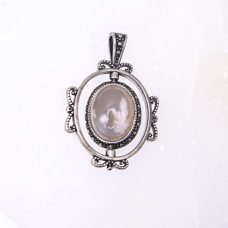 Sakura Agate Rotating Pendant | Intuitively Chosen