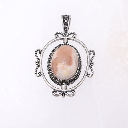 Sakura Agate Rotating Pendant | Intuitively Chosen