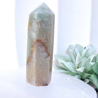 Sky Blue Quartz (Chalcedony)Crystal Point Small 6.5cm | 1 (50g)