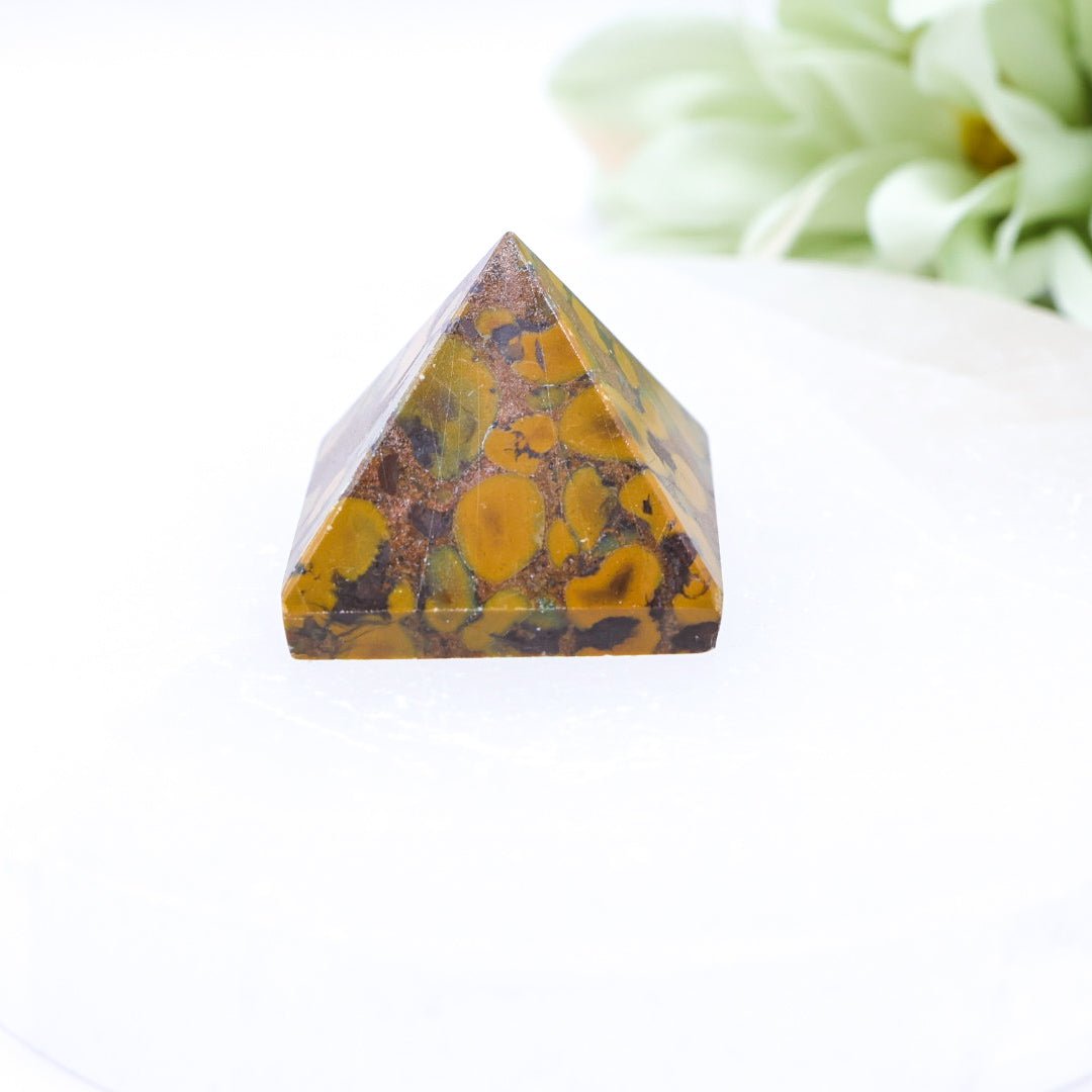 Small Fruit Jasper Pyramid | 1.5cm