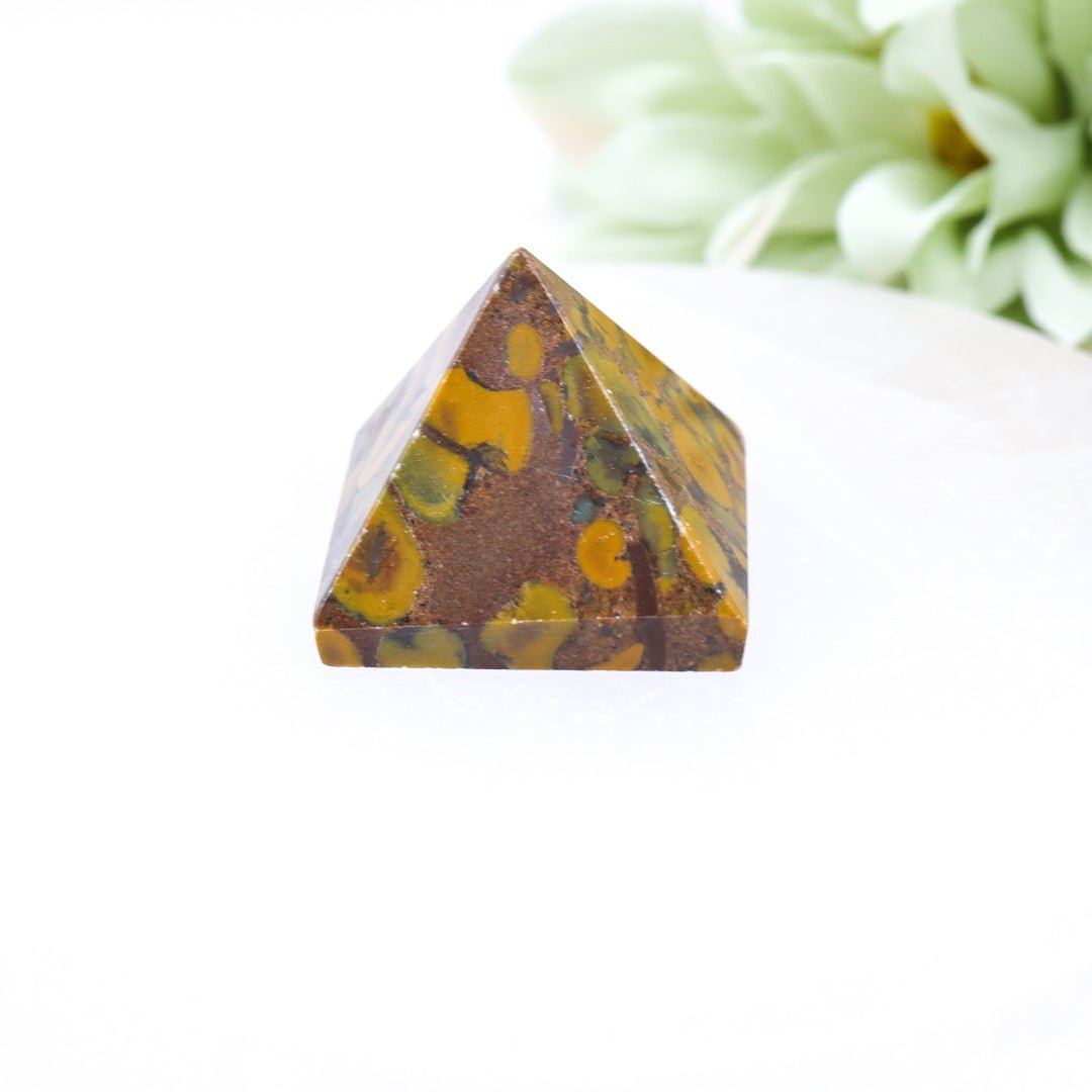 Small Fruit Jasper Pyramid | 1.5cm