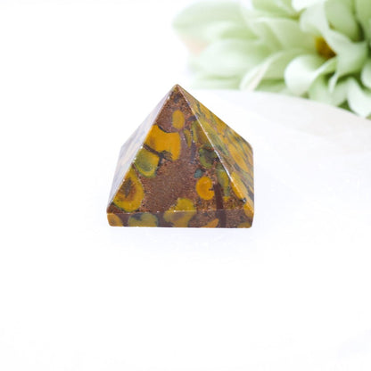Small Fruit Jasper Pyramid | 1.5cm