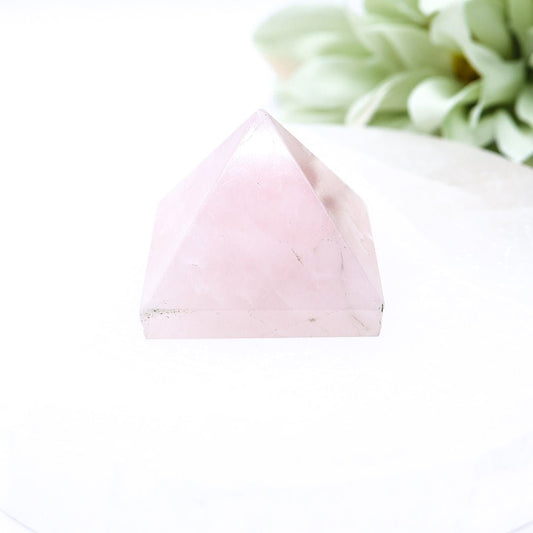 Small Rose Quartz Pyramid | 1.5cm