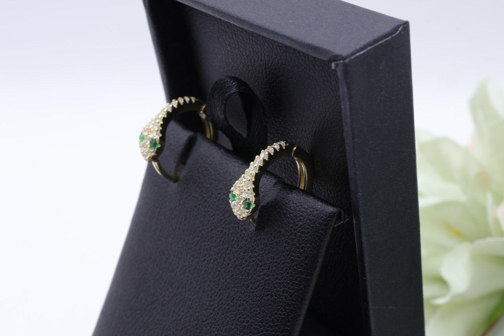 Snake Huggie Earrings | .925 Sterling Silver