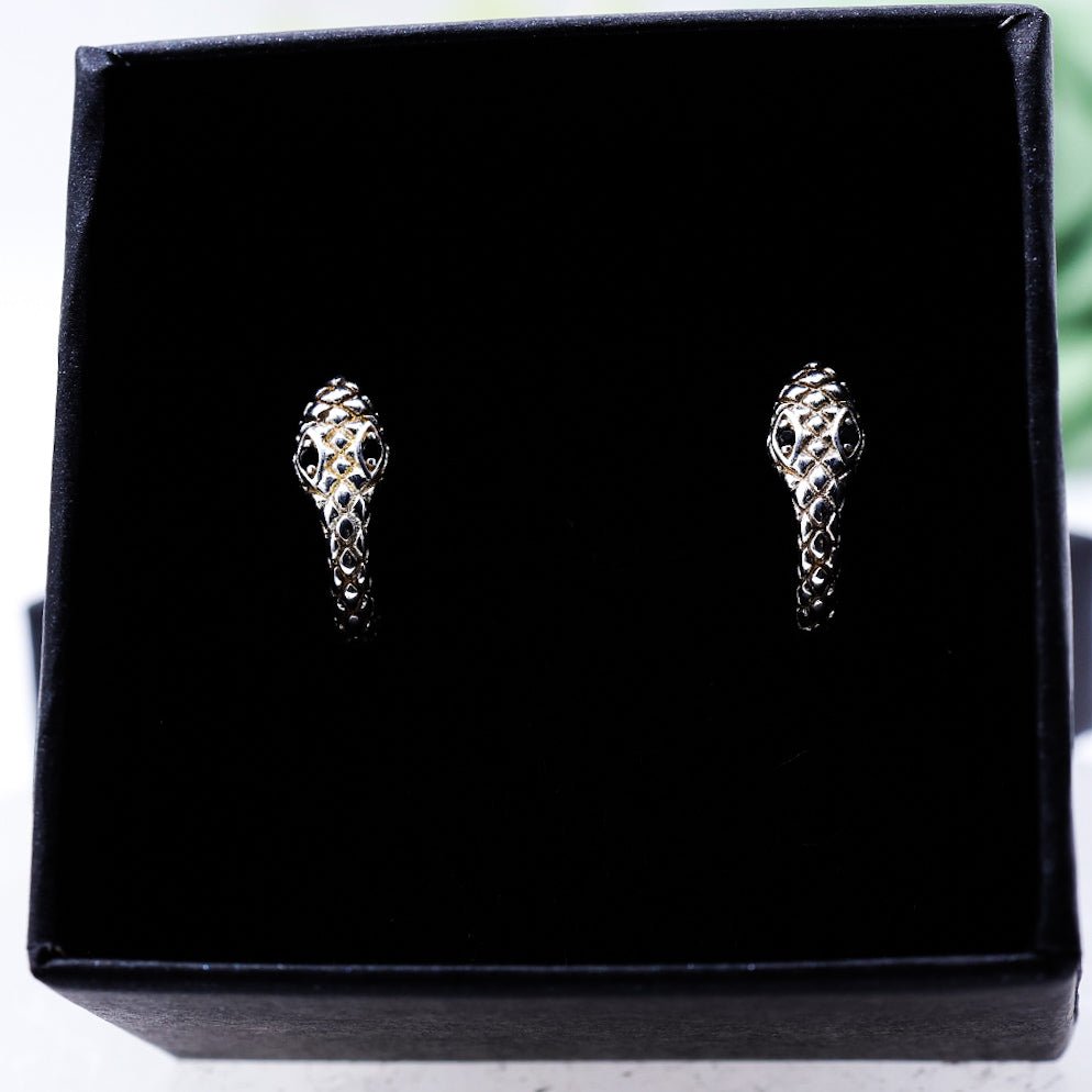 Snake Huggie Earrings | .925 Sterling Silver