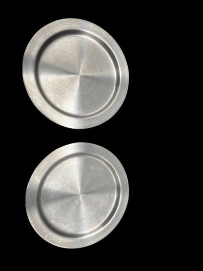 UV Reactive Set of 2 Cappuccino Glassed & 2 Stainless Steel Tall Coffee Cups