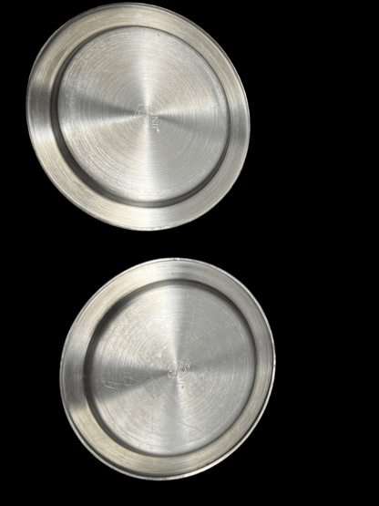 UV Reactive Set of 2 Cappuccino Glassed & 2 Stainless Steel Tall Coffee Cups