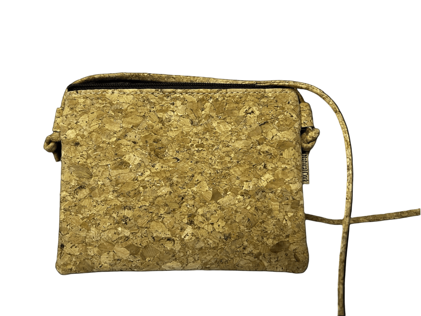 Vegan Eco Friendly Cork Crossbody, Tropical Casual Women’s Handbag With Strap