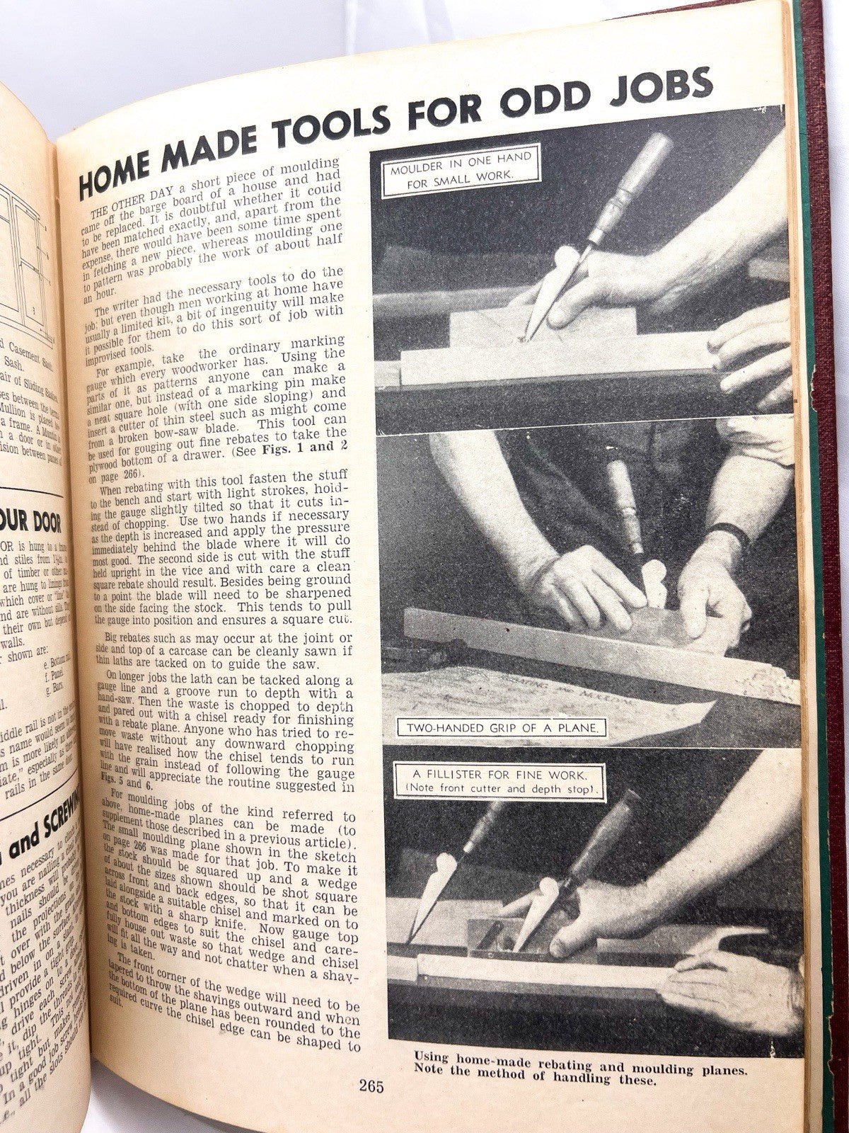 Vintage 1950s New Australian Home Carpentry Illustrated Hardcover Book