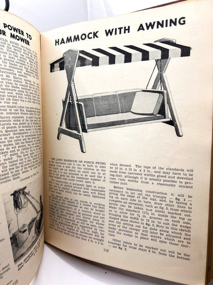 Vintage 1950s New Australian Home Carpentry Illustrated Hardcover Book