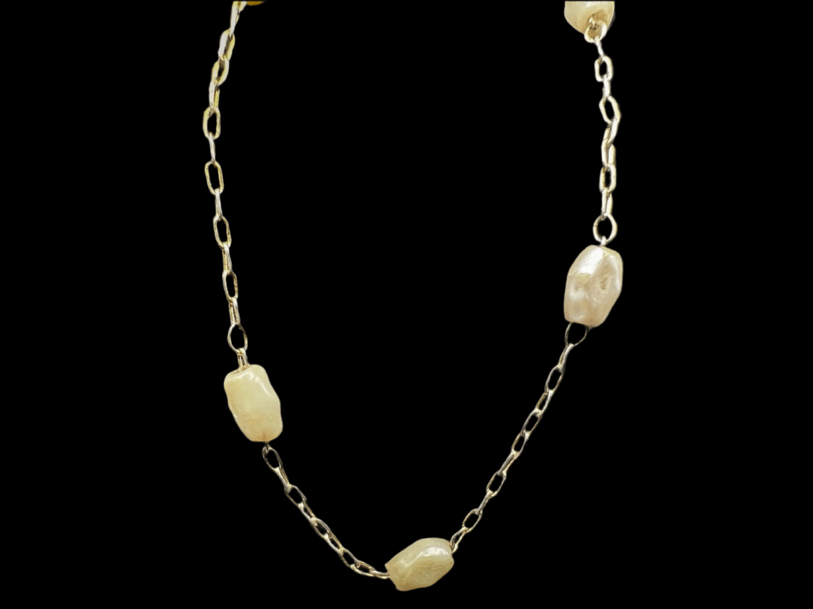 Vintage 1997 Avon Pearlesque Minimalist Ankle Bracelet