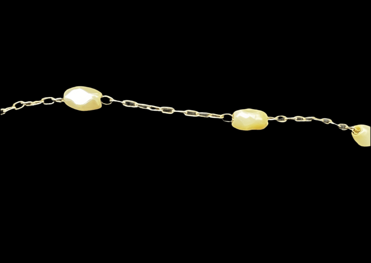 Vintage 1997 Avon Pearlesque Minimalist Ankle Bracelet