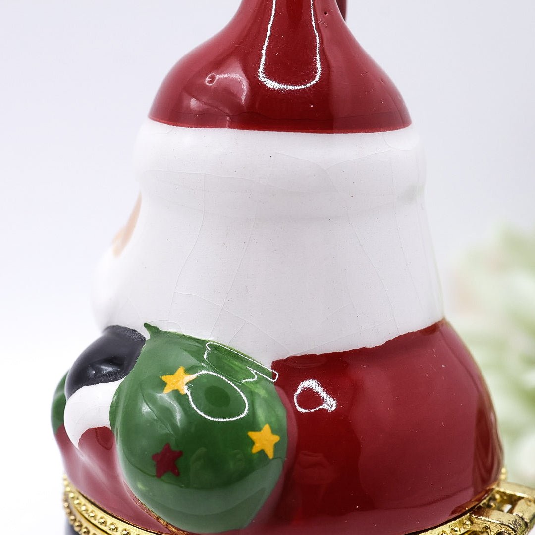 Vintage Avon Porcelain Santa Jewellery Box