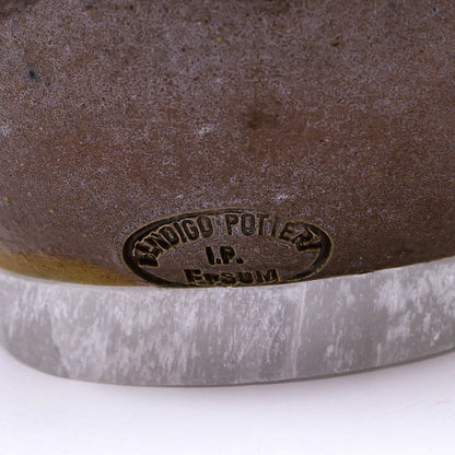 Vintage Bendigo Pottery Epsom Stoneware 15cm Lidded Canister