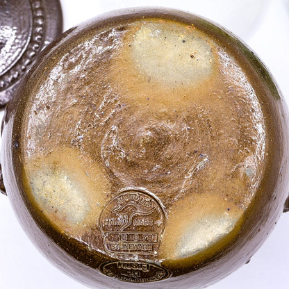 Vintage Bendigo Pottery Epsom Stoneware 15cm Lidded Canister