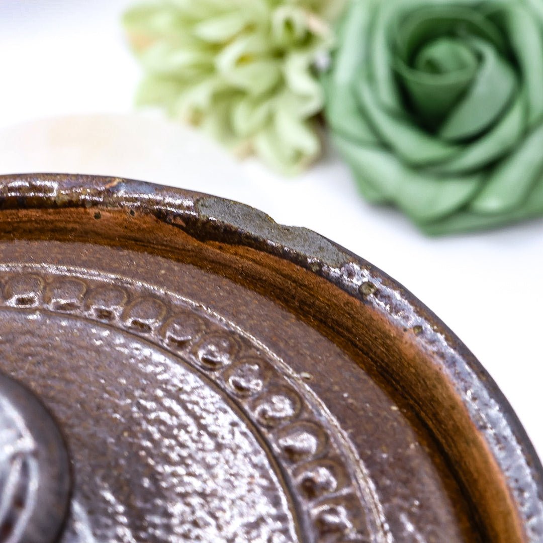 Vintage Bendigo Pottery Epsom Stoneware 15cm Lidded Canister