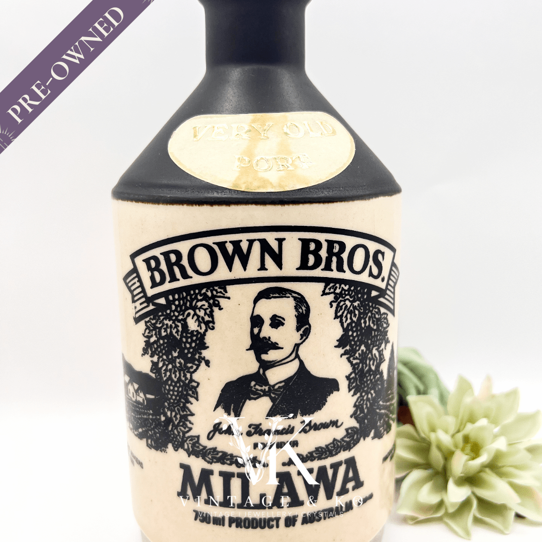Vintage Brown Bros Milawa Very Old Port Bottle