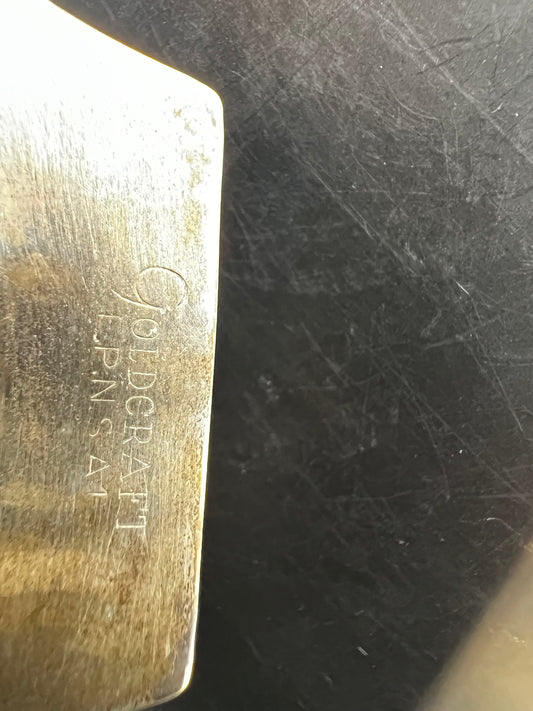 Vintage Goldcraft Aluminium Handled Bread Basket – Mid - Century