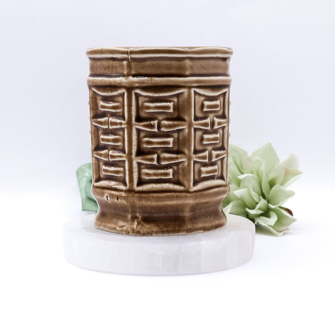 Vintage Japanese Brown Coffee Mug